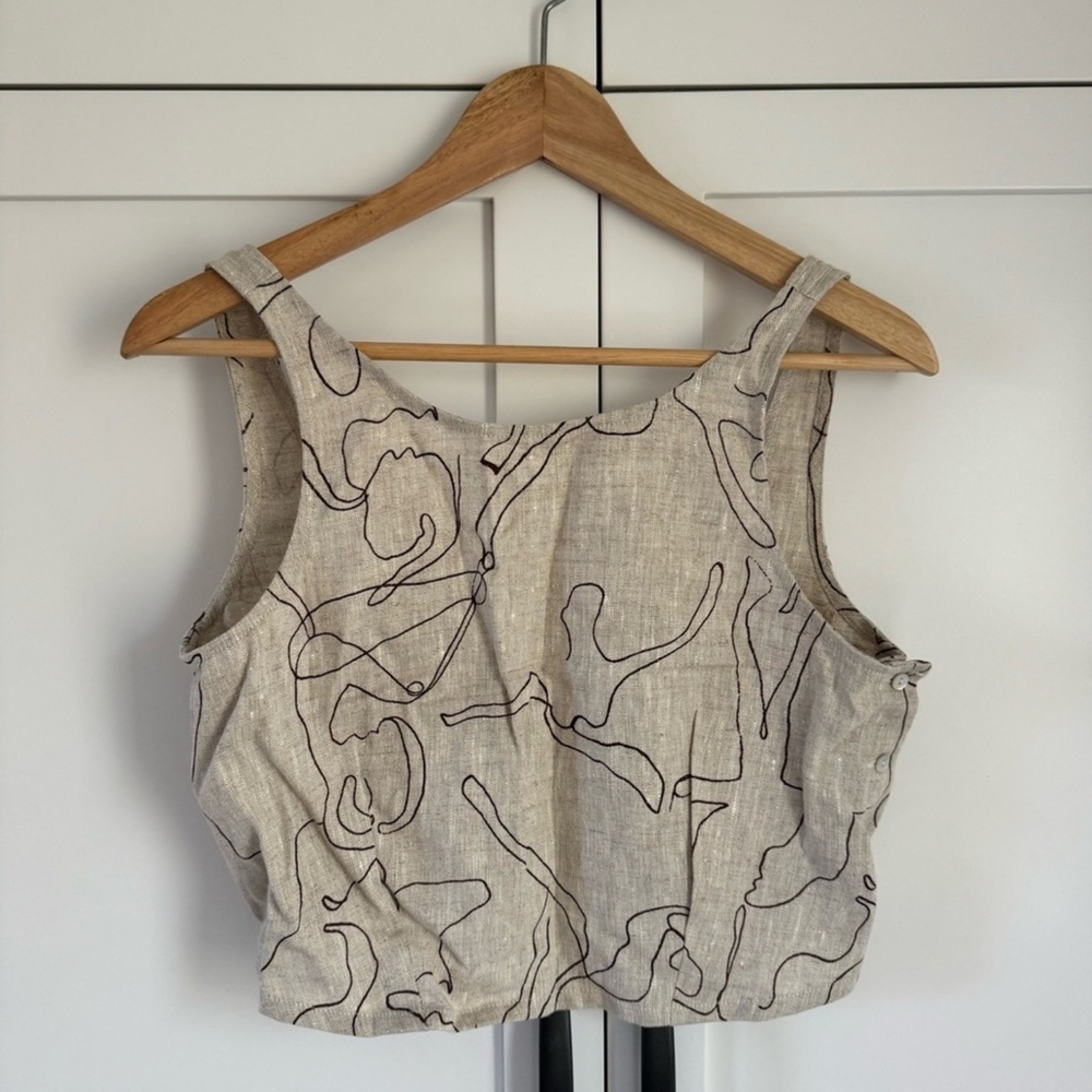 NWOT Paloma Wool Linen Tank, S/M